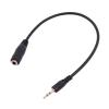 YWZBQL Wen ST 2.5mm Male to 3.5mm Female Stereo Cable Gold Plated Aux Extension Cable for Headphone 20cm/7.9''(A) view 1