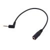 YWZBQL Wen ST 2.5mm Male to 3.5mm Female Stereo Cable Gold Plated Aux Extension Cable for Headphone 20cm/7.9''(A) view 3