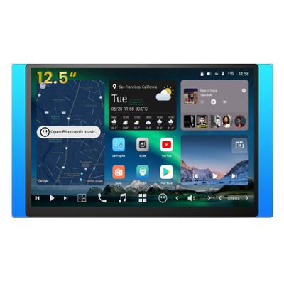 [12.5 inch QLED] ATOTOZONE X10 Android Double DIN Car Stereo, AI Agent, 8G+128G, 4G LTE,Wireless CarPlay & Android Auto, Dual Bluetooth, 7.1.2 Ch Audio, Hi-Volt RCA, SPDIF Output & HDMI in