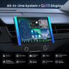 [12.5 inch QLED] ATOTOZONE X10 Android Double DIN Car Stereo, AI Agent, 8G+128G, 4G LTE,Wireless CarPlay & Android Auto, Dual Bluetooth, 7.1.2 Ch Audio, Hi-Volt RCA, SPDIF Output & HDMI in view 2