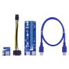 100PCS VER 006C PCI-E Riser Card PCIE 1x to 16x Extender Adapter 100CM 60CM USB 3.0 Cable SATA to 6Pin Power Cord for GPU(0.6M) view 2