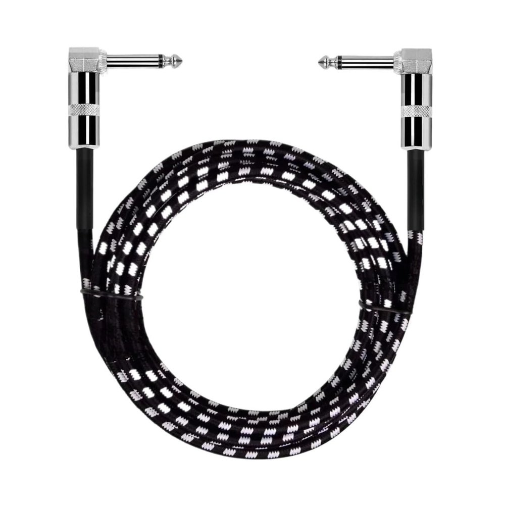 bodateng 6.35mm Guitar Cable, 1/4 Inch Instrument Cable- Noise fr;/ee and Super Durable Guitar Chord- Cord for Bass, Electric Guitar(5 m)