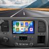 10.1'' Double Din Upgrade Radio for Chevy Express Van 2008 2009 2010 2011, Touchscreen for Express Van with Wireless Carplay Android Auto GPS WiFi Bluetooth DSP SWC Mirrorlink Mic Backup Camera view 1