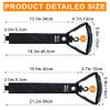 Extension Cord Holder Organizer 3 in 1 Multifunction, 4 PCS Heavy Duty Storage Straps with Carrying Handle and Grommet Fit Extension Cords, Cables, Ropes, Garden Water Hoses Carrying and Hanging view 4