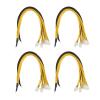 AMSOH 6Pin Connector Server Power Supply Cable PCIe Express for Antminer S9 S9I Z9 for P3 P5 Support Miner PSU Cable(2pcs) view 2