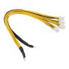 AMSOH 6Pin Connector Server Power Supply Cable PCIe Express for Antminer S9 S9I Z9 for P3 P5 Support Miner PSU Cable(2pcs) view 4
