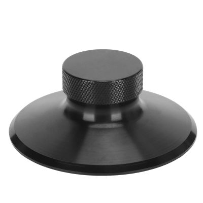 Record Weight Stabilizer, LP120B for LP Player Record stabilizer, Aluminium Alloy Turntable Disc Clamp for Reduce Vibration (Black)