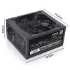 BUDAY 2400W Mining Power Supply 8GPU for ETH Bitcoin Ethereum Miner with Auto- Temperature Control Fan PSU,Bold Graphics Card Line view 3