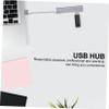 DOITOOL USB Hub Aluminum Alloy Port Data Extension Adapter for Laptop Compact USB Splitter Efficient Heat Dissipation for Connecting Keyboard Mouse view 4