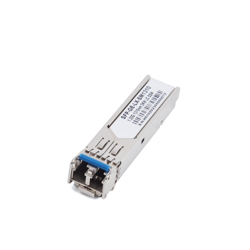 WSOLDMA 1000M Gigabit Fiber SFP Module Fiber Transceiver Modular - Single Mode, 1.25G, 1310nm/1550nm, 2LC Connector Fit for Ethernet Switch (1, 40KM)