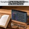 ClaspVital KJV Audio Bible Player, King James Version Talking Electronic Bible, Portable Bible Player Device New & Old Testament, Gifts for Seniors, Blinders, Children view 2