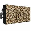 Brown Black Leopard Print Outdoor TV Cover 30 to 32 Inch, Animal Modern Style TV Screen Protector with Zipper and Pocket Waterproof/Weatherproof 30"L x 19"H TV Cover for Outside Decor view 1
