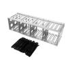 CHICAMPERA 1set Multi-Layer Hard Disk Rack Shockproof External Hard Drive Cage Easy Installation Design for view 1