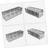 CHICAMPERA 1set Multi-Layer Hard Disk Rack Shockproof External Hard Drive Cage Easy Installation Design for view 3