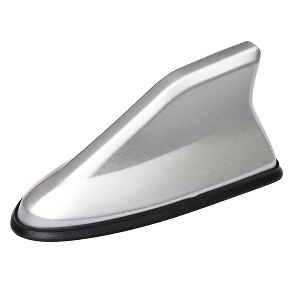 Car Shark Fin Aerial Antenna for Citroen C4 Picasso Roof Aerial Waterproof ABS Plastic Car Exterior Styling Accessories,Silver Style