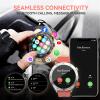 deloDIY Smart Watches for Men Women,Heart Rate/Sleep Monitor,1.43" Touch Screen,Fitness Tracker Watch,Sports Mode Activity Tracker,Smart Watch,Bluetooth,Compatible with iOS and Android view 2