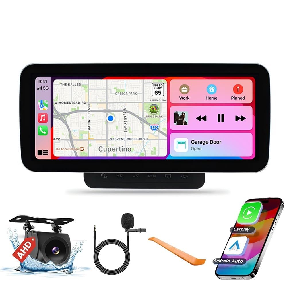 for Audi A6 2005-2008 12.3" Octa Core 8G+64G Car CarPlay Android Auto Navigation Android Stereo GPS Radio Display IPS Touchscreen Headunit Tablet Media Player