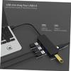 TEHAUX 1pc USB Multifunction Hub Compact Port Splitter Adapter for Laptop and Desktop Portable Expansion Adapter for Mouse Keyboard and USB Drive Use view 2