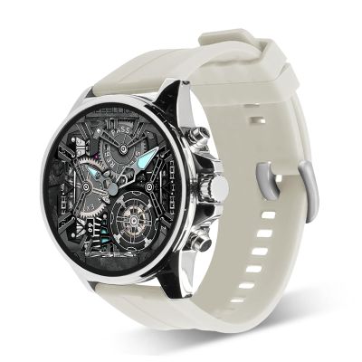 deloDIY Smart Watches for Men,1.43" HD Touch Screen,Fitness Tracker Running Watch,Heart Rate/Sleep Monitor,Fitness Smart Watch,Bluetooth,NFC,Compatible with iOS Android,Smart Watch