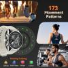 deloDIY Smart Watches for Men,1.43" HD Touch Screen,Fitness Tracker Running Watch,Heart Rate/Sleep Monitor,Fitness Smart Watch,Bluetooth,NFC,Compatible with iOS Android,Smart Watch view 2