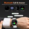 deloDIY Smart Watches for Men,1.43" HD Touch Screen,Fitness Tracker Running Watch,Heart Rate/Sleep Monitor,Fitness Smart Watch,Bluetooth,NFC,Compatible with iOS Android,Smart Watch view 3