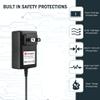PKPOWER AC DC Adapter Charger for PTZOptics PT12X-NDI-ZCAM PT12x-ZCAM PTZ Optics Zoom 12X Camera Power Supply Cord Mains PSU view 2