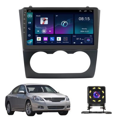 ASHOIH 9 Android 10 Car Stereo for Nissan Altima 2008-2012, Touch Screen GPS Navigation with Wireless CarPlay, Android Auto, Mirror Link, DSP and Backup Camera(Size:Octa Core 2+32 G)