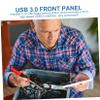 balacoo USB Front Panel Multi-Functional Accessory Ports for Computer Chassis Easy Installation Backward Compatible USB Devices Upgrade for Old Systems view 3