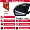 for Mercedes Benz MB EQA H243 EQB X243 EQC N293 2019-2025 Active Blind Spot Assist Detection Monitoring BSA BSM BSD System Side Mirror Rear Sensor Radar Plug and Play (24Ghz, EQB X243) view 4