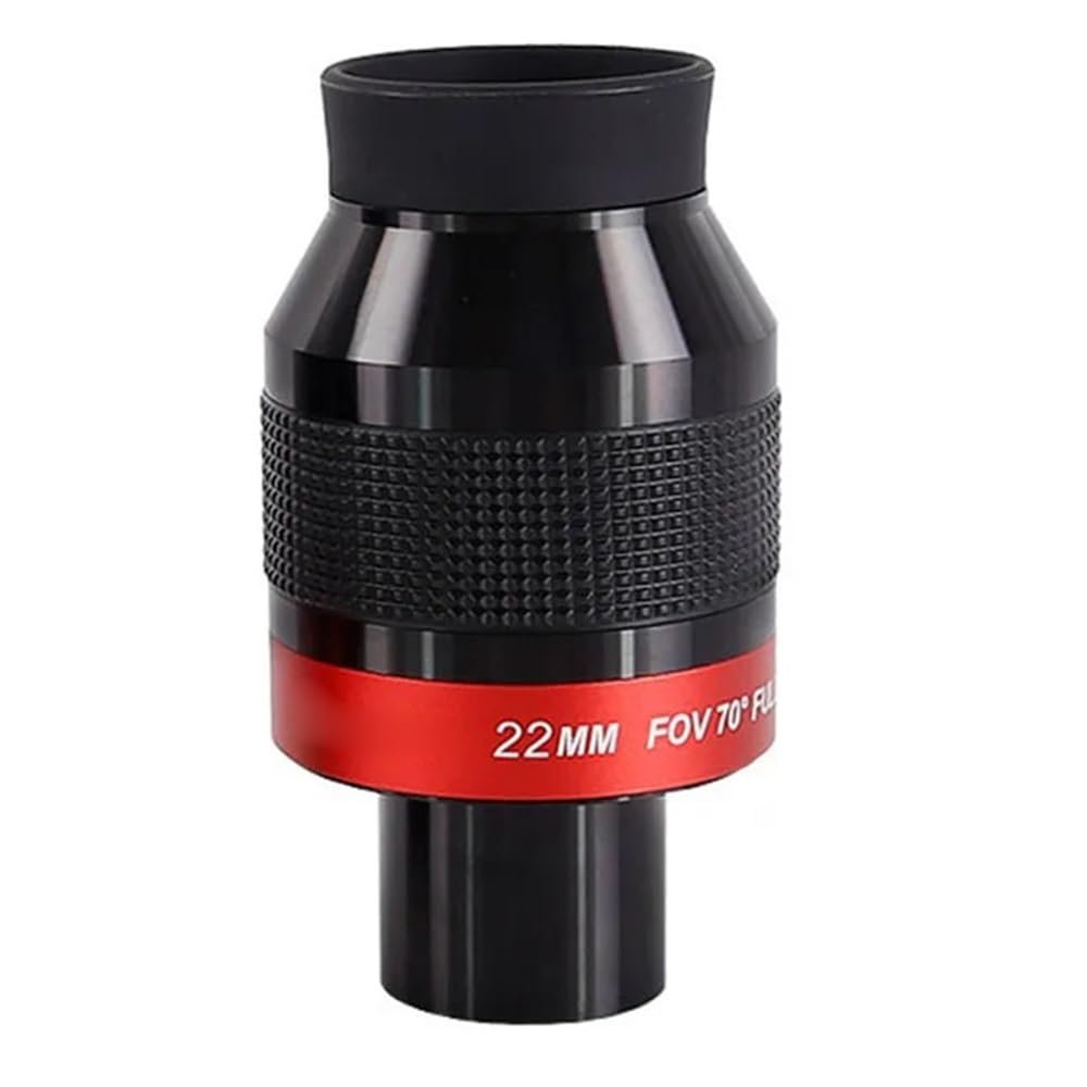 1.25'' Optical Coating 70 Flat Field Flush 7/14/22mm Ultra Wide Angle Eyepiece Astronomy Accessories(22MM)