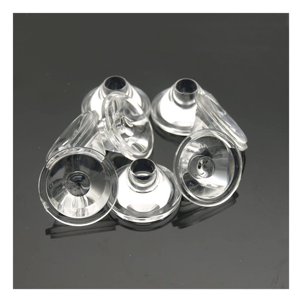 JOEBO Microscope Kit 1W 3W 5W LED Lens 20MM Optical Flat Transparent Lenses 15 25 30 90 120 Degree for 1 3 5 Watt High Power Microscope Lens Adapters(30 Degree_20MM)