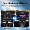 10 Inch Android 13 Car Stereo for Honda CRV 2012-2016 IPS Touch Screen Double Din Car Audio Receiver w/Wireless Carplay & Android Auto GPS Navigation WiFi SWC BT Mirror Link Backup Camera Mic, 2+32G view 2