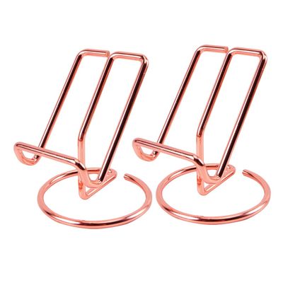 1set Wrought Iron Tablet Stands Stylish Phone Holders for Easy Viewing Home Offices Finish Design for Stability and Convenience