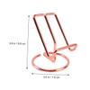 1set Wrought Iron Tablet Stands Stylish Phone Holders for Easy Viewing Home Offices Finish Design for Stability and Convenience view 4