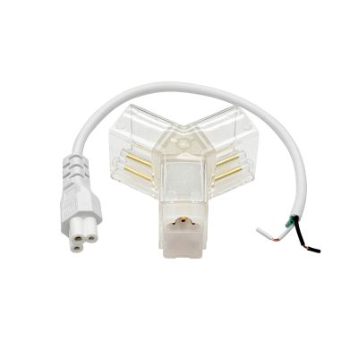 1 Pack Us Gauge Connector with 3-Plug Power Cord