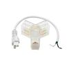 1 Pack Us Gauge Connector with 3-Plug Power Cord view 1
