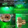 Kingshowstar Marine Grade Standard 1/2" NPT Boat Drain Plug Light with APP RF Remote ControlUnderwater LED Boat Light,40W 4100LM IP68 Waterproof Smart Cooling System for Yachts, Kayaks (Green) view 3