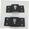 KALLORY 30pcs Iron Speaker Hanger Plate Surround Sound Box Hook Audio Speaker Hook Hanger Accessories Connector view 2