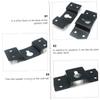 KALLORY 30pcs Iron Speaker Hanger Plate Surround Sound Box Hook Audio Speaker Hook Hanger Accessories Connector view 4
