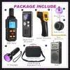 Dunzy 9 Pcs Ghost Hunting Equipment Set EMF Meter Voice Recorder UV Light view 2