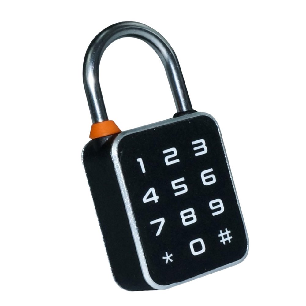 Intelligent Password Fingerprints Lock Padlock with User Friendly Touch Screens Keypad Suitable for Warehouses &