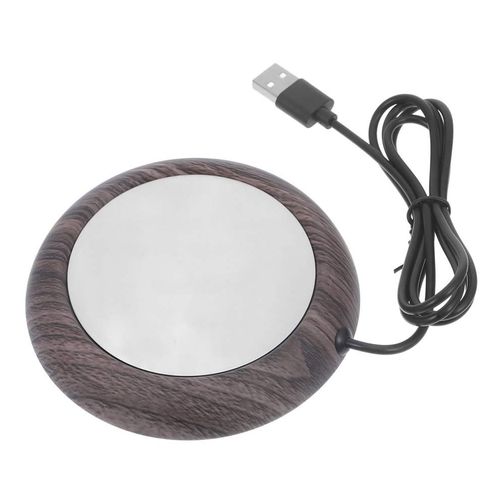 ABOOFAN USB Mug Warmer Heating Temperature Control Ultra-Thin Design for Office Home Use for Coffee Tea and Soup