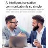 AI Translation Glasses, AI Translator Glasses Bluetooth Real Time Translation, Smart Simultaneous Interpretation Glasses and Headphones, Supports 134 Languages view 2