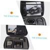 Uonlytech Case Handheld Storage Bag for Uv Uv Durable Interphone Travel Radio Case Zipper Closure for Outdoor Tools and Accessories Protection view 3