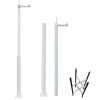 Blazea Heavy Duty Security Camera Bracket Pole, Ground Mount Security Camera Post, Weatherproof Surveillance Camera Mounting Extension Pole for Outdoor(3.5m (11.5ft)) view 1