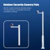 Blazea Heavy Duty Security Camera Bracket Pole, Ground Mount Security Camera Post, Weatherproof Surveillance Camera Mounting Extension Pole for Outdoor(3.5m (11.5ft)) view 2