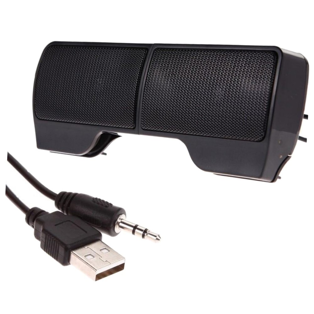 Angoily Multi-Purpose Computer Desktop Speaker -Powered Clip-Monitor Music Speaker Office Creative Sound