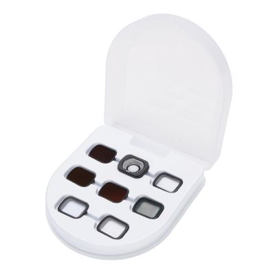 8Pcs Filters Set for Flip Drone - Wide Angle Star 1/4 Black Soft ND32 ND64 Night ND128 CPL UAV - Multicoated Neutral Density Polarizing Filters Accessories
