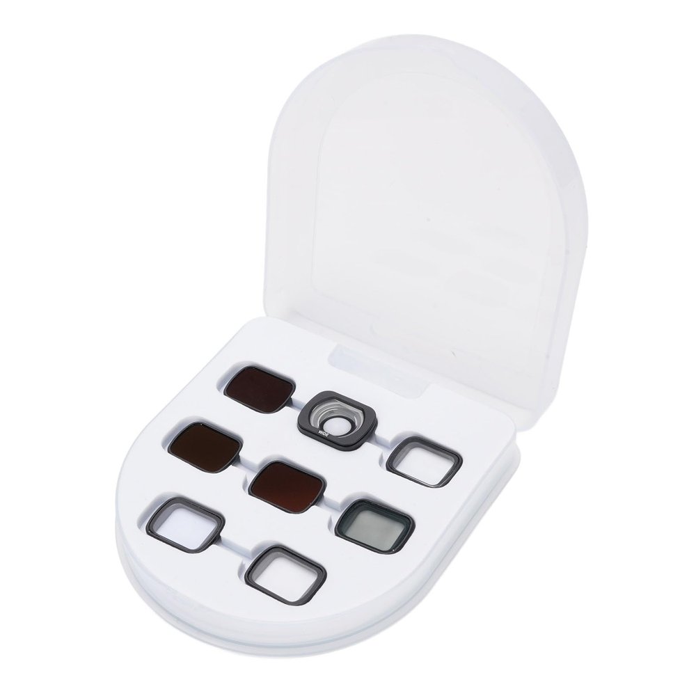 8Pcs Filters Set for Flip Drone - Wide Angle Star 1/4 Black Soft ND32 ND64 Night ND128 CPL UAV - Multicoated Neutral Density Polarizing Filters Accessories