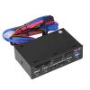 5.25inch Media Dashboard Front Panel USB3.0/2.0 HUB ESATA SATA Audio Multi Card Reader view 1